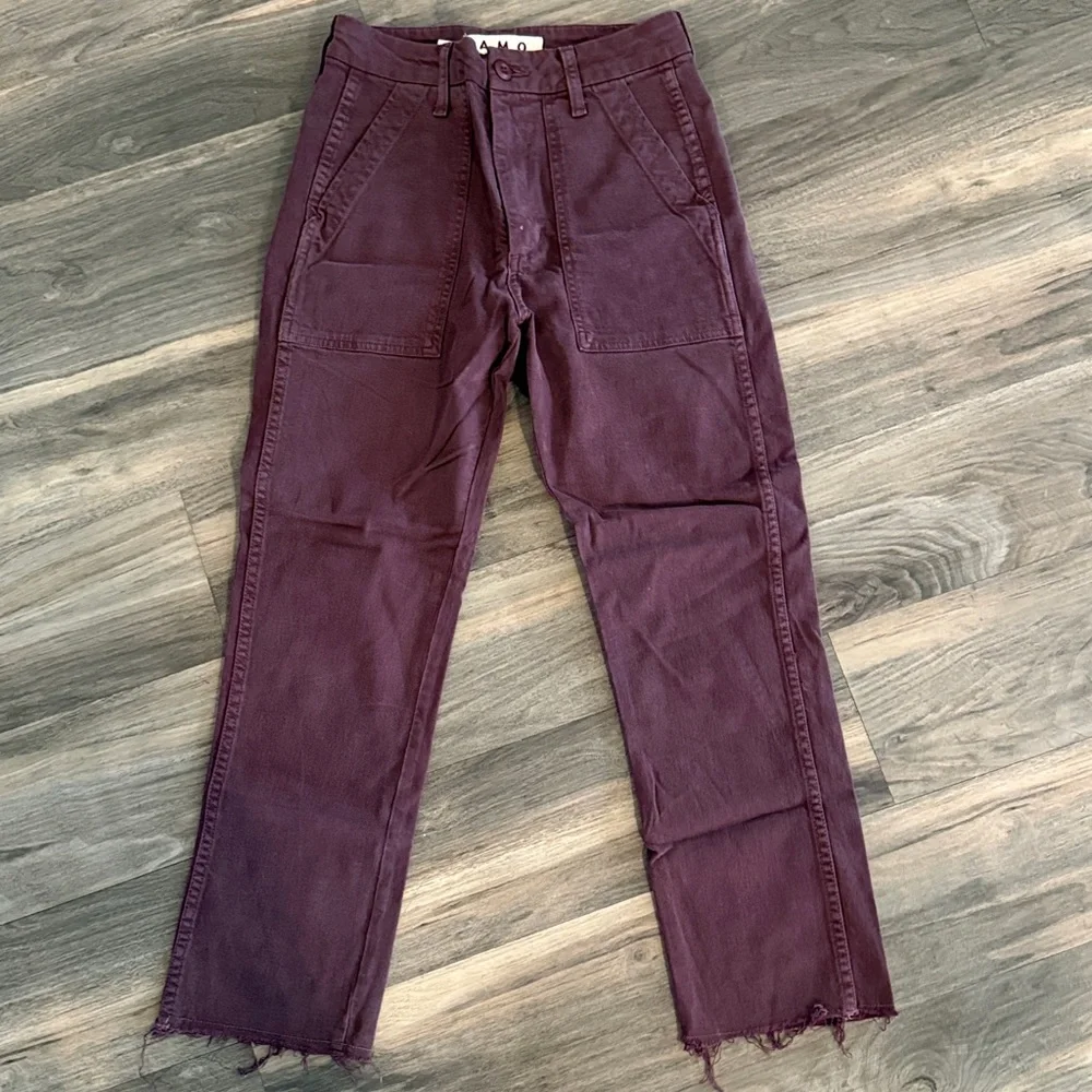 AMO EASY ARMY TROUSER, 25, WINE